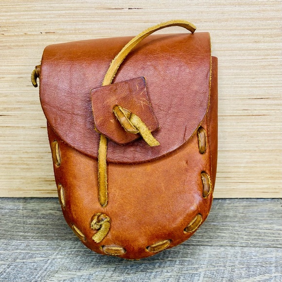 None Handbags - Leather Hip Bag Satchel for 1.5 inch belt Cosplay Celtic no metal